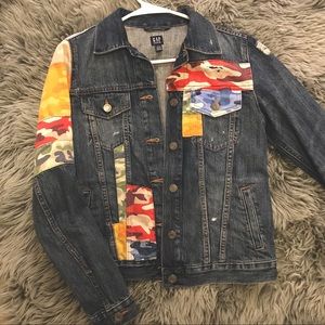 GAP Camo Jean Jacket